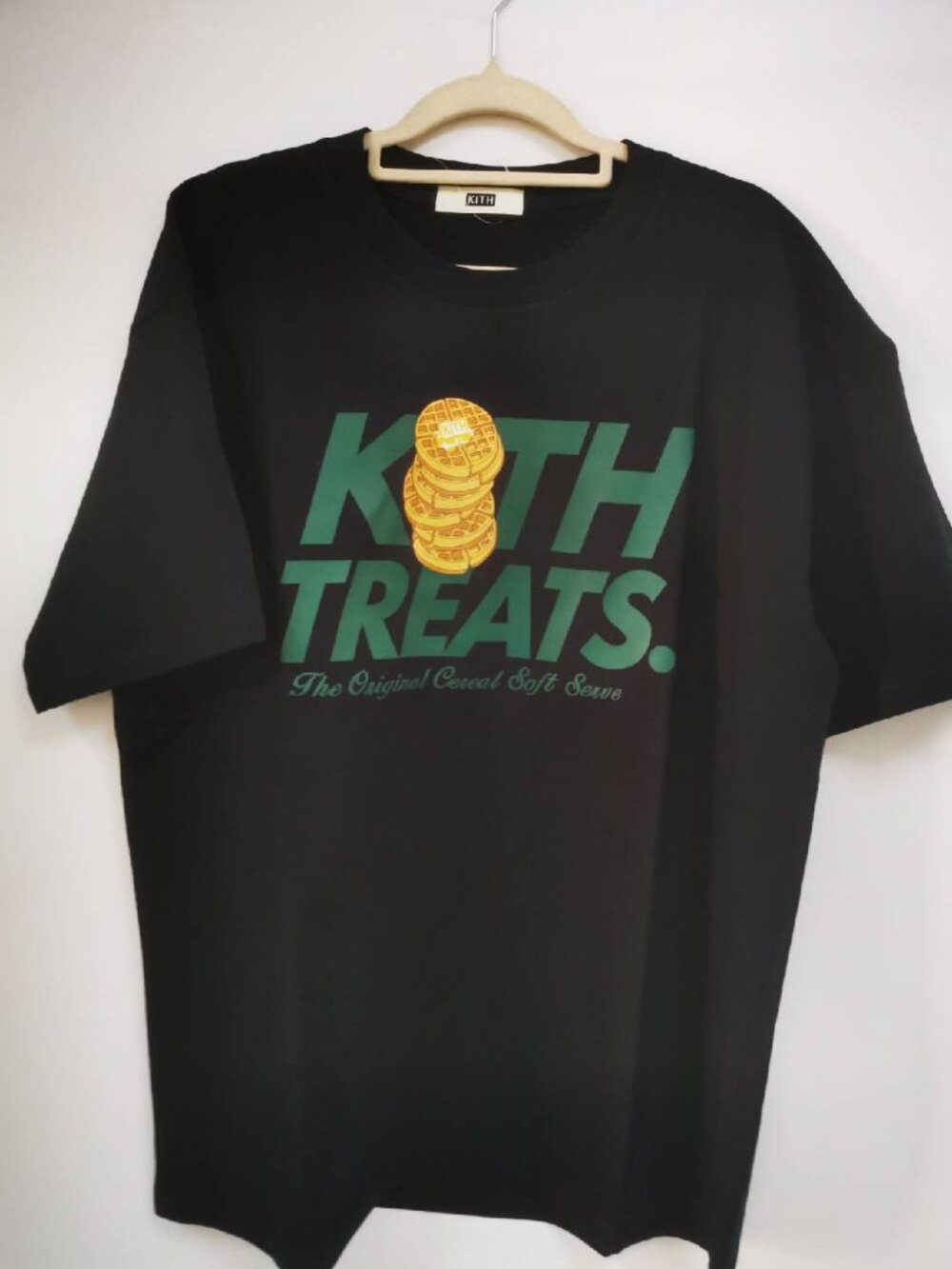 KITH Short Sleeve T-shirt Black Crew Neck Unisex Loose Casual Top